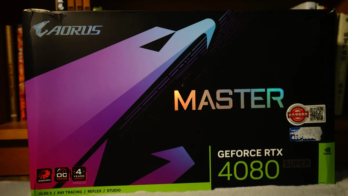 RTX 4080 SUPER 16GB AORUS GIGABYTE GPU