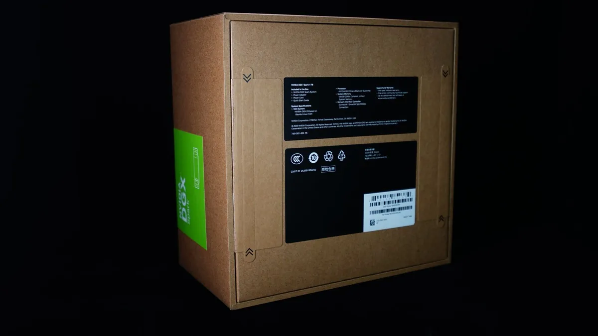 Nvidia DGX Spark Blackwell AI supercomputer photo 1